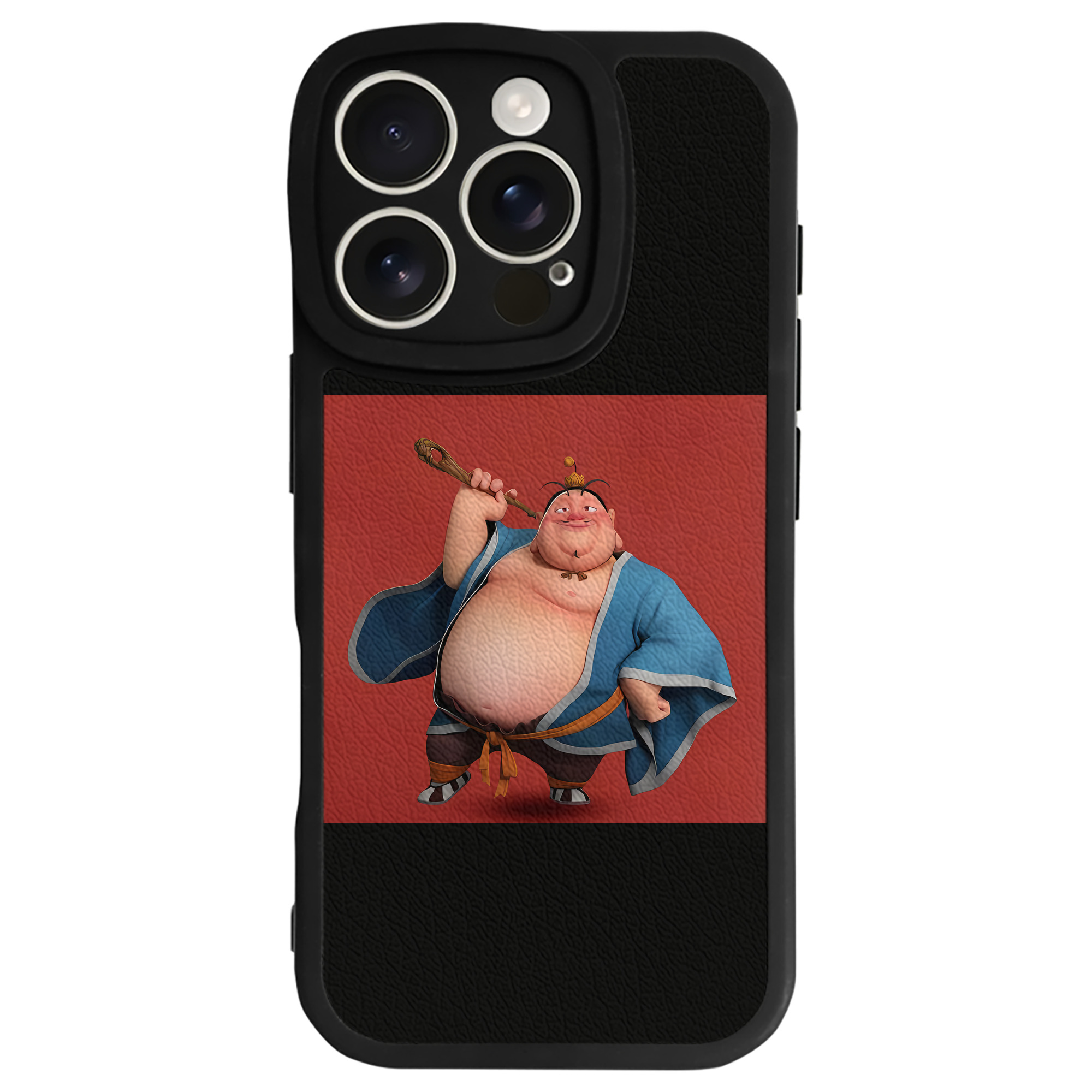 （画像用） Ne Zha 2 ナタ 魔童の大暴れ 【iPhone 16シリーズ対応】シリコンスマホケース（レザー調） 材質：シリコン